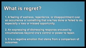 regret